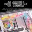 Corsair iCUE LINK RX360 II Unified Frame RGB PWM PC Fans Starter Kit with iCUE LINK System Hub White