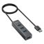 Unitek 4-in-1 USB-A 5Gbps Hub Black