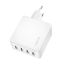 Logilink 4 port USB socket adapter 24 W 4x USB-A White