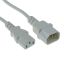 ACT Powercord C13 - C14 0,6m White
