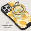Burga Magnetic Ring Holder Silver Lemon Tart
