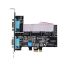 Startech 2-Port Serial PCIe Card, Dual-Port PCI Express to RS232/RS422/RS485 (DB9) Serial Card