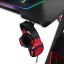 Spirit of Gamer Headquarter 300 RGB LED fekete gamer asztal