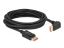 DeLock DisplayPort cable male straight to male 90° downwards angled 8K 60 Hz 5m Black
