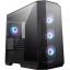 MSI Ház Midi ATX PANO M100R PZ, 4xARGB ventilátor, Tápegység nélkül, üvegfalú, fekete