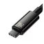 Baseus Tungsten Gold USB-C - USB-C 240W Cable 2m Black