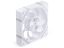 Jonsbo HF2-120 ventilátor, Reverse Blade, PWM, ARGB – 120 mm, fehér