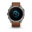 Garmin fenix 8 51mm AMOLED Sapphire, Titanium with Chestnut Leather Band