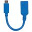Manhattan SuperSpeed USB-C Device Cable 0,15m Blue