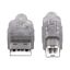 Manhattan USB 2.0 Type-A to Type-B Cable 5m Translucent Silver