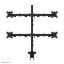 Neomounts DS60-600BL2-2 Quadruple monitor arm 10-32