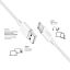 Logilink USB-A to USB-C male/male cable 0,5m White