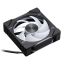 Ventilátor PHANTEKS  D30 PWM Regular Airflow D-RGB L 12cm, 3 darabos szett,  Fekete