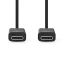 Nedis USB-C Male to USB-C Male USB 3.2 Gen 2 cable 1m Black