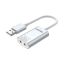 Unitek Y-247A 2.0 USB Hangkártya Silver