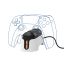 Trust GXT 228 Dual charging dock for PS5 controllers White