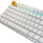 Billentyűzet Glorious GMMK Full Size White Ice Edition - Gateron-Brown, US, Fehér