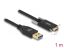 DeLock USB Type-A male to USB Type-C male cable 1m Black