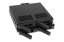 IcyDock ExpressCage MB324SP-1B 4 Bay 2.5” SATA/SAS HDD SSD Hot-Swap Mobile Rack Enclosure with Tool-Less SSD Mounting Tray for 5.25” Drive Bay (4 x SATA 7pin)