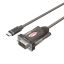 Unitek USB-C to Serial RS232 Cable 1,5m Transparent