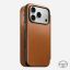 Nomad Modern Leather Folio (Horween) for iPhone 18 Pro/17 Pro Saddle