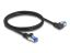 DeLock CAT6A S-FTP Patch Cable 1m Black