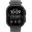 Apple Watch Ultra 4 Cellular 49mm Black Titanium Case with Translucent Black Ocean Band