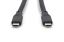Digitus USB Silicone connection cable USB-C to USB-C USB 3.2 Gen1 5G 4K 100W 2m Black