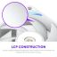 NZXT F360X 360mm Performance RGB Single-Frame Fan White