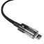 Baseus Gem USB to IP lightning 2.4A fast charging cable 2m Black
