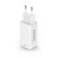 Hama Fast Charger+cable 2 x USB-C PD / QC Mini Charger 35W 1m White