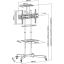 TECHLY  Floor Trolley with Shelf LCD/LED/Plasma 37