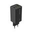 ColorWay USB töltő adapter GaN3 Pro Power Delivery (USB-A + 2 USB TYPE-C) (65W) Black