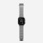 Nomad Stratos Band FKM for AW 45/46/49mm Natural Titanium Icy Blue Glow