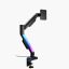 Arozzi Alzare RGB Single Gas Spring Monitor Arm Black