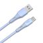 Avax CB3302 18W USB-A – USB-C silicone cable 1,5m Blue