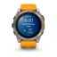 Garmin fenix 8 51mm AMOLED Sapphire with Orange/Graphite Silicone Band