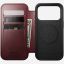 Nomad Modern Leather Folio (Horween) for iPhone 17 Pro Burgundy