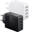USB hálózati gyorstöltő 4 x USB 3.0 (30W), fekete GOOBAY (44962)