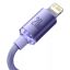 Baseus Crystal Shine USB-C Lightning Cable 20W 1,2m Purple