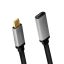 Logilink USB 3.2 Gen2 Type-C cable C/M to USB-C/F 4K 0,5m Black/Grey
