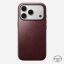 Nomad Modern Leather Case (Horween) for iPhone 18 Pro/17 Pro Burgundy