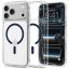 Spigen Ultra Hybrid MagSafe case for iPhone 18 Pro Max/17 Pro Max Clear Deep Blue