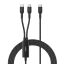Belkin Braided USB-C to Dual USB-C Cable 1,5m Black