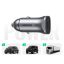 UGREEN Car Charger USB-A/USB-C 24W Power Delivery Quick Charge Gray