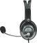 Manhattan Classic Stereo Headset Black/Silver