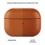 FIXED PodsLeather MagSafe támogatással Apple AirPods Pro 2/Pro 2 (USB-C) készülékekhez barna