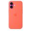 Apple iPhone 16 Silicone Case with MagSafe Tangerine (Seasonal)