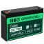 Green Cell Battery AGM 6V 7AH