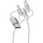 Verbatim Essentials 3-in-1 Sync & Charge Cable 1m White
